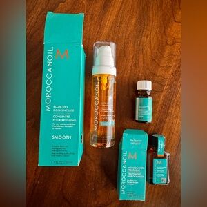 3 NEW bottles MOROCCAN OIL products.